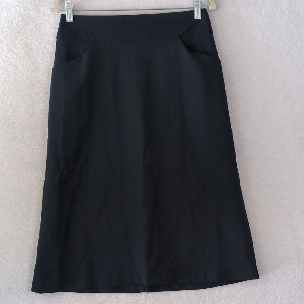 EDYN Womens Navy Uniform Academia Wool Blend Skirt Size‎ S